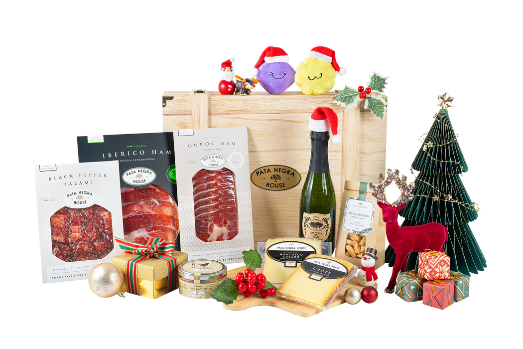 XH02 - 經典西班牙火腿‧聖誕禮籃